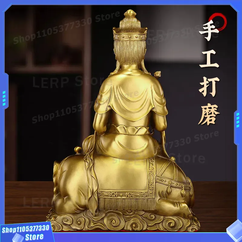 Pure Brass Manjushri Bodhisatt - огляд і ціна Home Textiles Direct