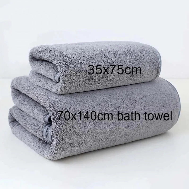 Thick Coral Fleece Towel Set,  - огляд і ціна Home Textiles Face Towel