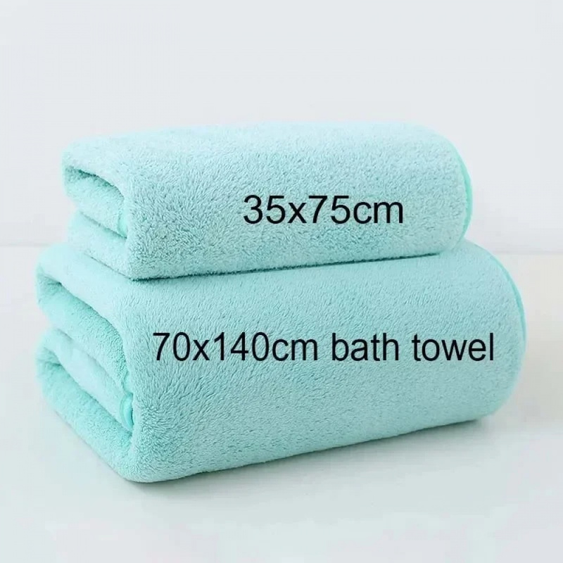 Thick Coral Fleece Towel Set,  - огляд і ціна Home Textiles Face Towel