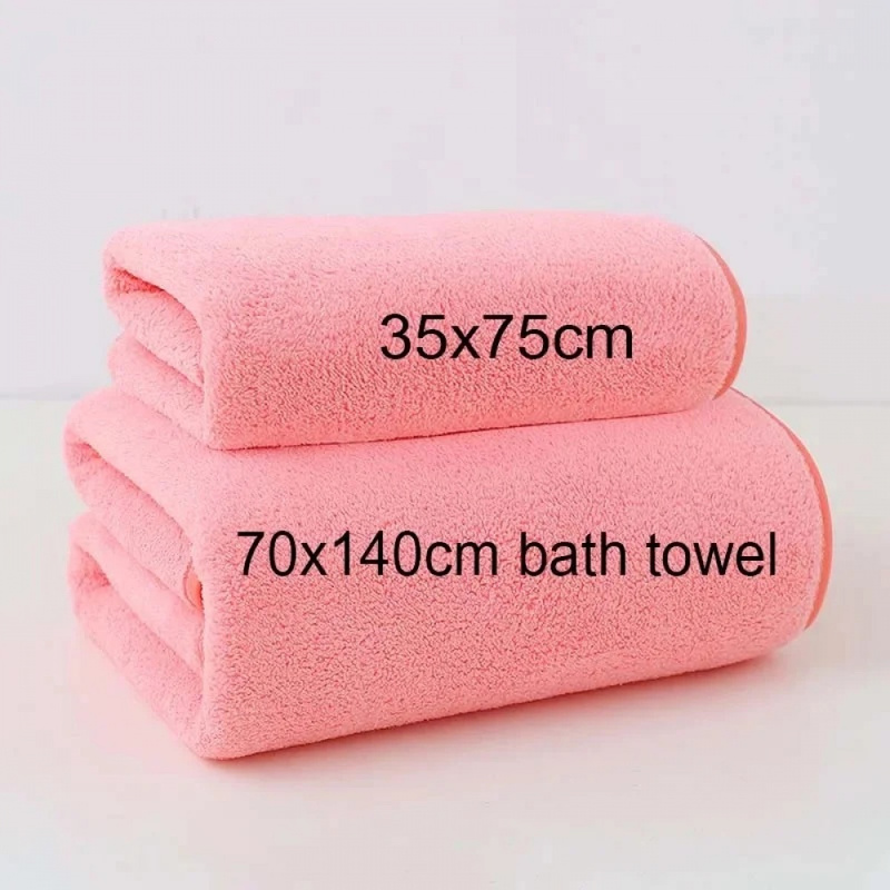 Thick Coral Fleece Towel Set,  - огляд і ціна Home Textiles Face Towel