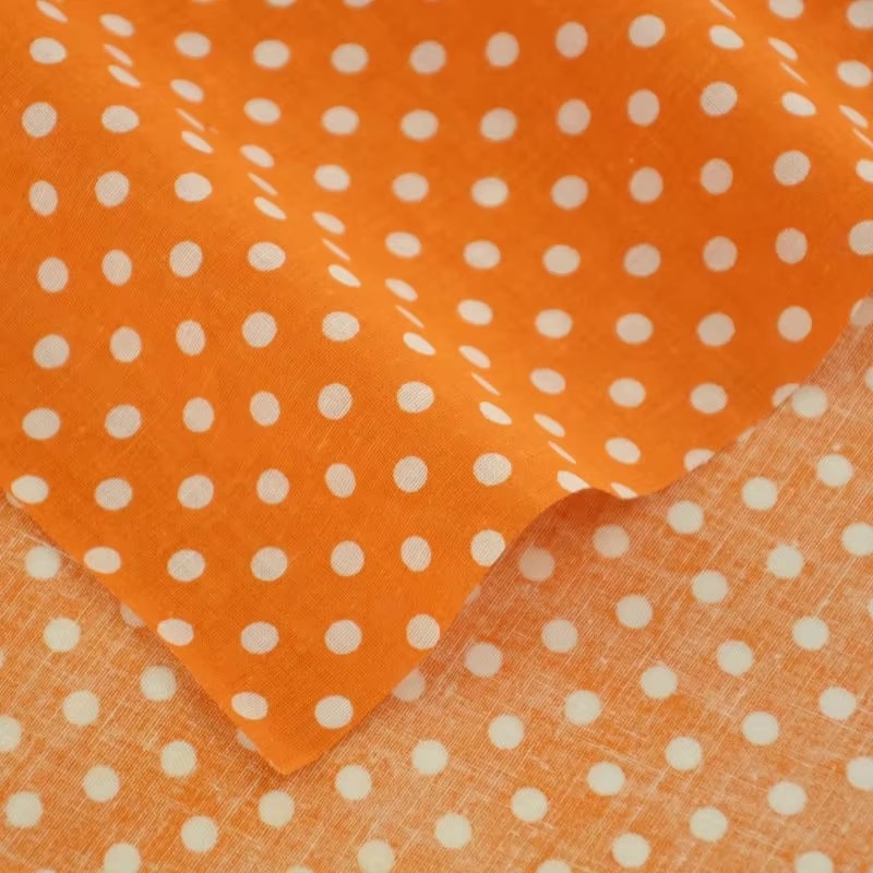 50X150CM White Orange Polka Do - огляд і ціна Home Textile