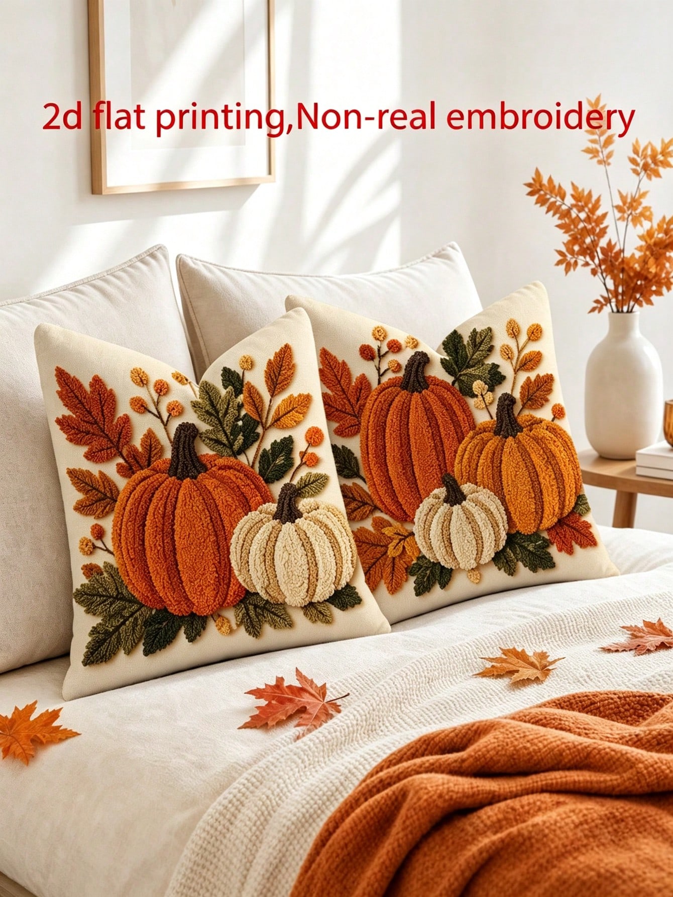 2pcs Country Rustic Fall Throw - огляд і ціна Pillow Insert 18X18