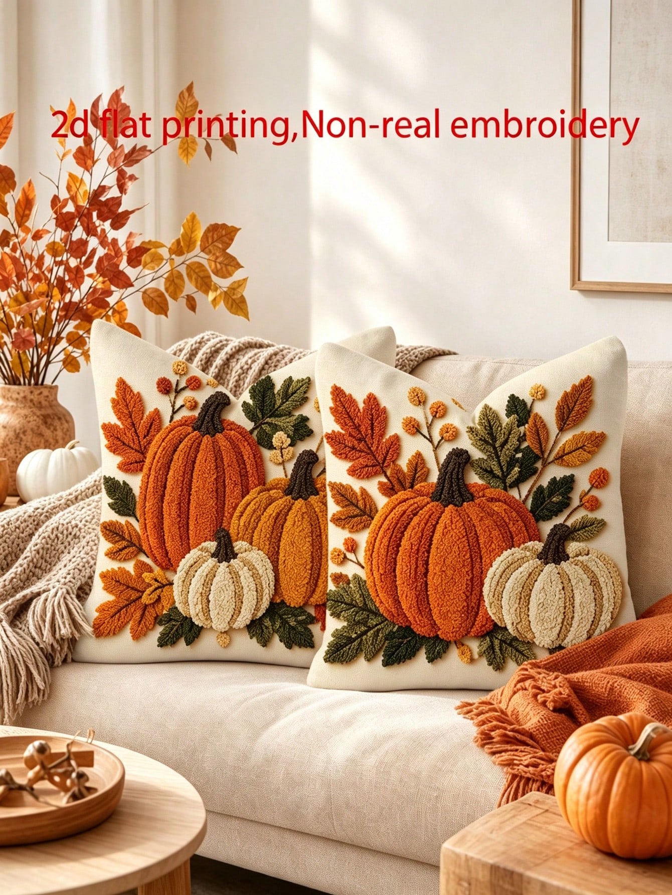 2pcs Country Rustic Fall Throw - огляд і ціна Pillow Insert 18X18