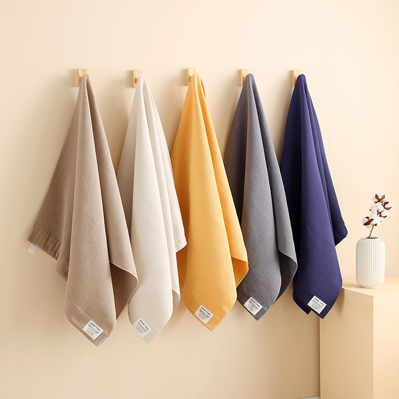 2/5Pcs Cotton Bath Towels Set  - огляд і ціна Home Textiles Face Towel