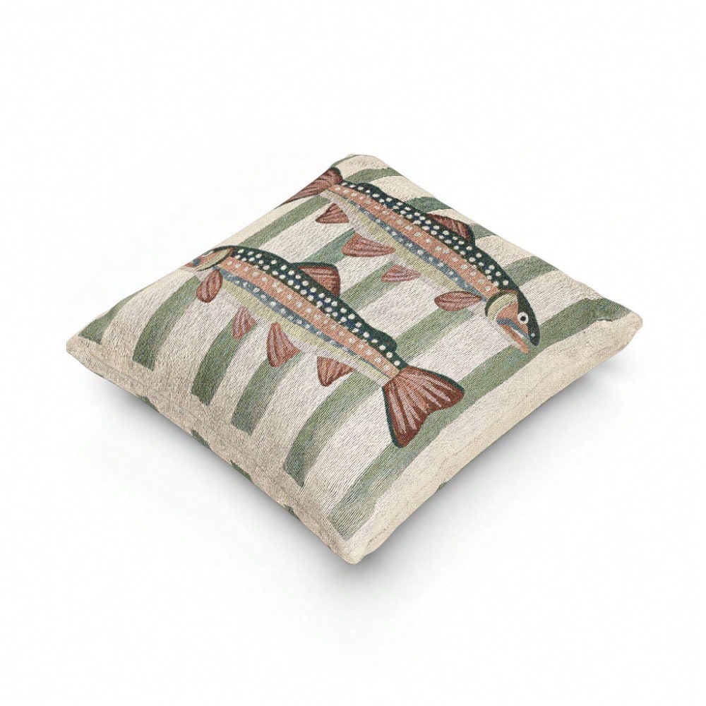 Rainbow Trout Throw Pillow 18x - огляд і ціна Pillow Insert 18X18