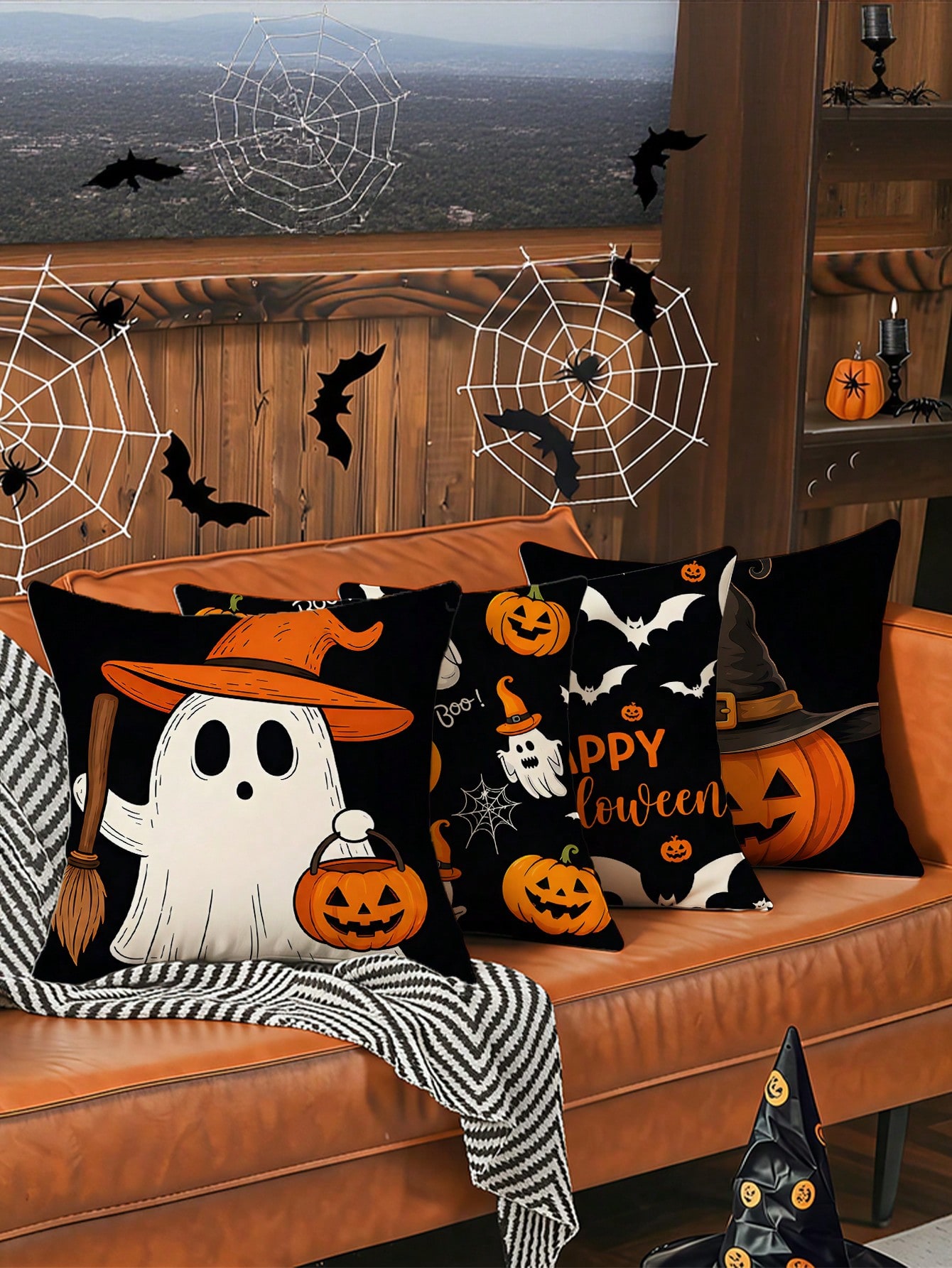4pcs Halloween Pillow Covers,  - огляд і ціна Pillow Insert 18X18