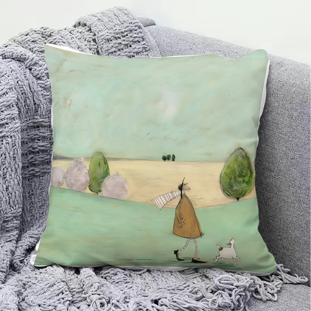 1pc Fashion Cartoon Printed Pi - огляд і ціна Pillow Insert 18X18