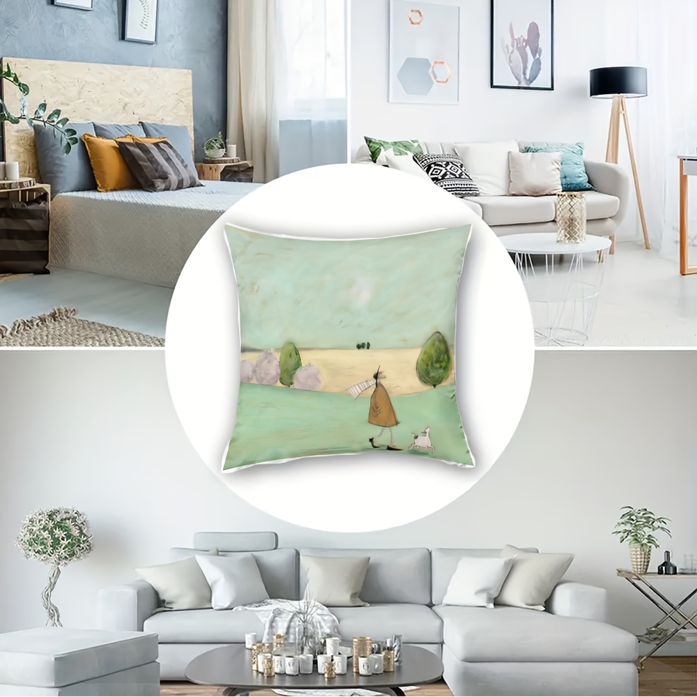 1pc Fashion Cartoon Printed Pi - огляд і ціна Pillow Insert 18X18