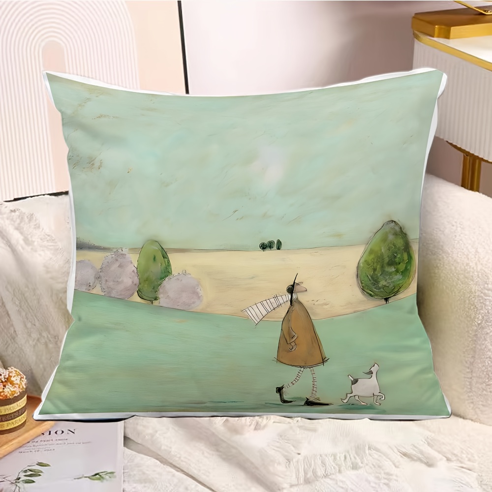1pc Fashion Cartoon Printed Pi - огляд і ціна Pillow Insert 18X18