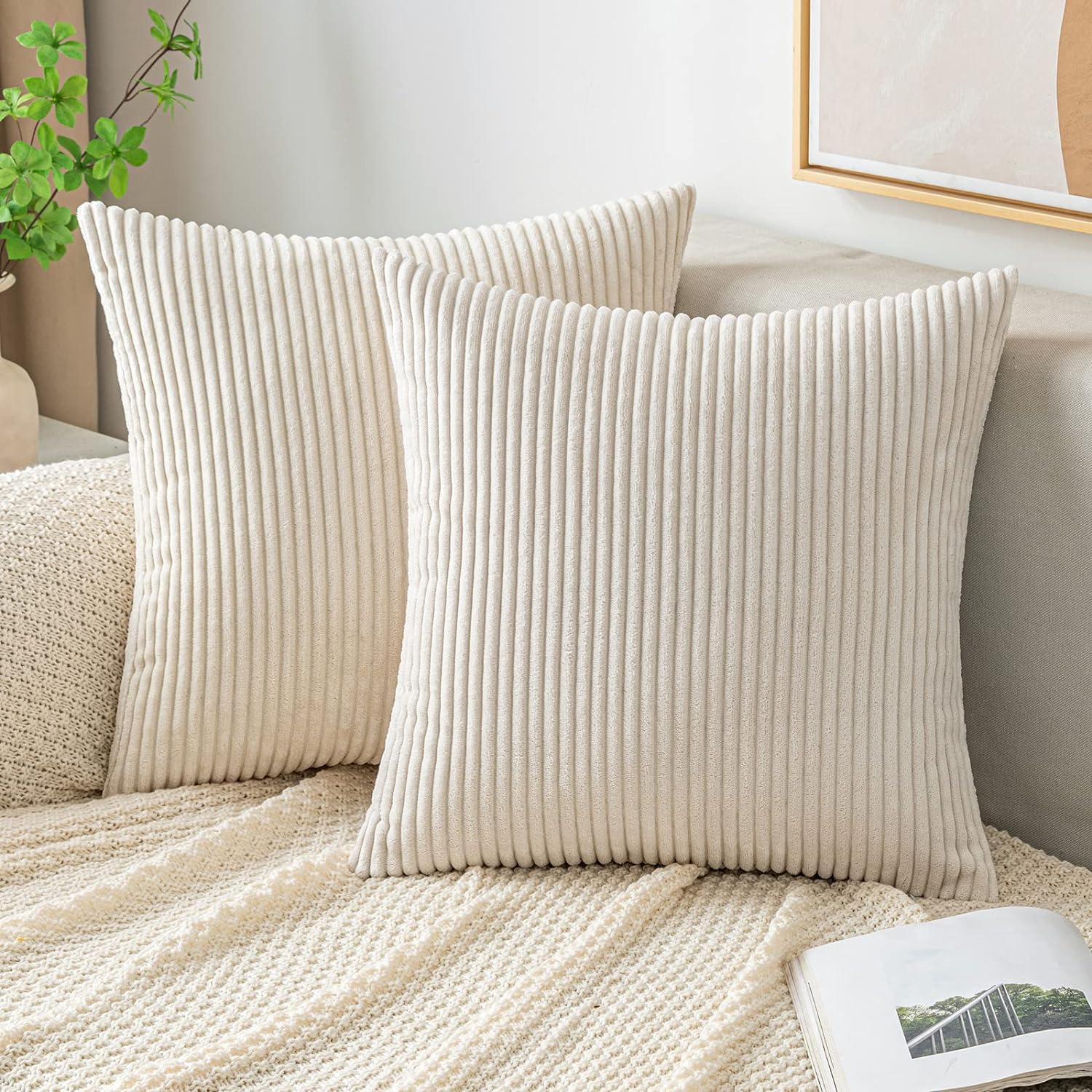 Throw Pillow Covers Corduroy D - огляд і ціна Pillow Insert 18X18