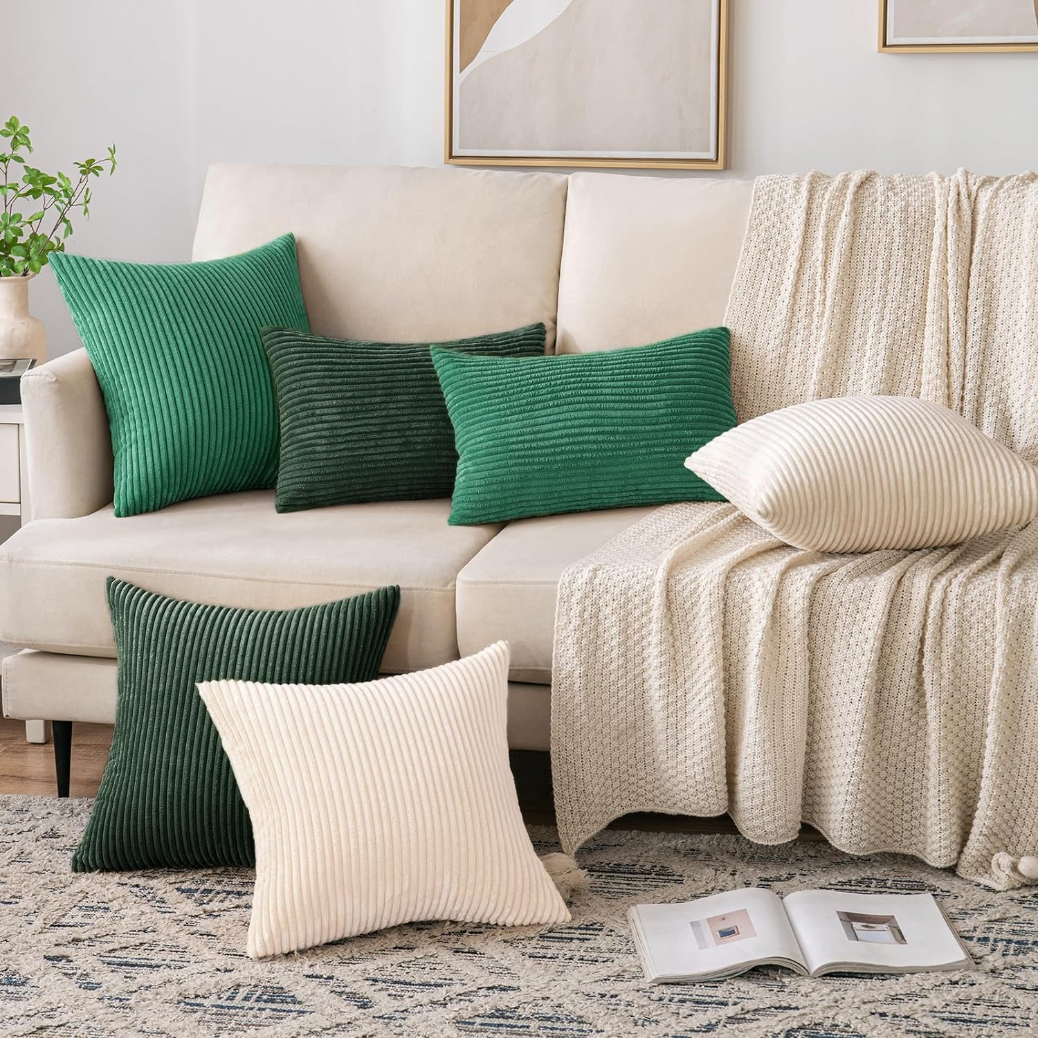 Throw Pillow Covers Corduroy D - огляд і ціна Pillow Insert 18X18