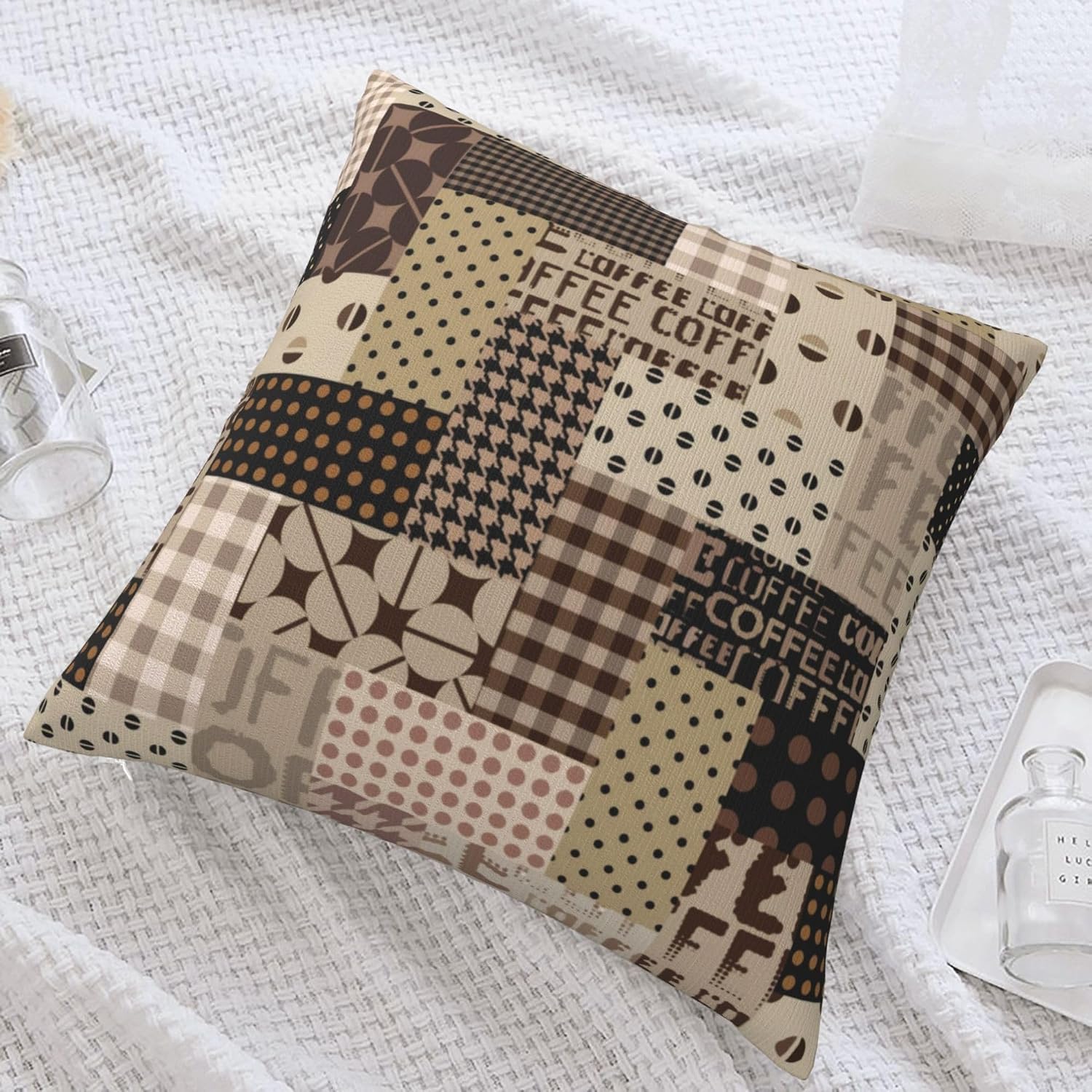 Coffee Time Throw Pillow Cover - огляд і ціна Pillow Insert 18X18