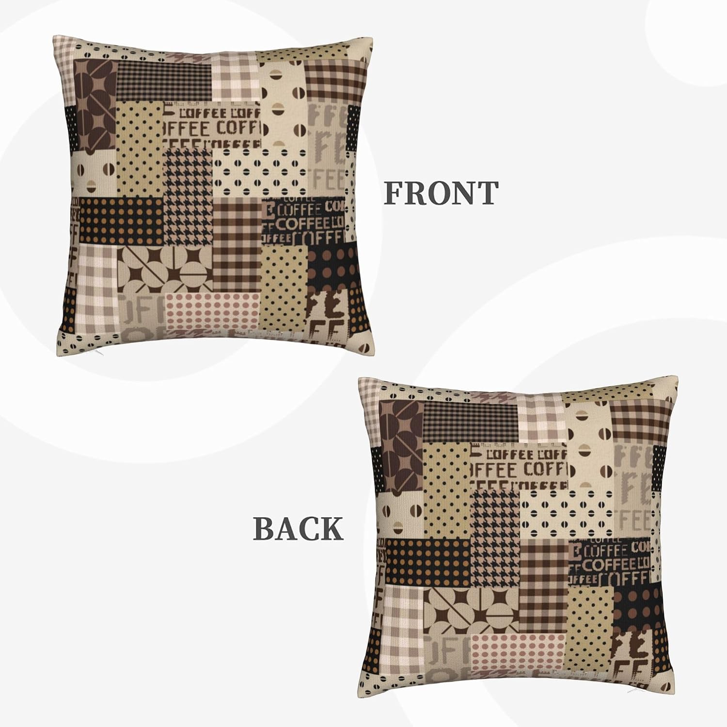 Coffee Time Throw Pillow Cover - огляд і ціна Pillow Insert 18X18