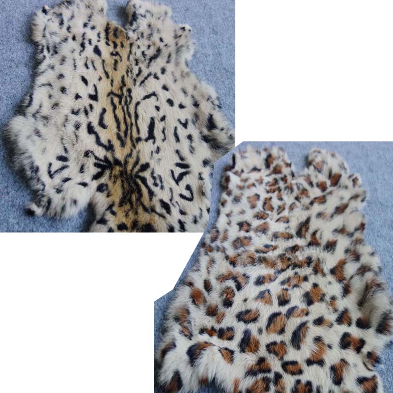 1pc Nature Real Rabbit Fur Leo - огляд і ціна Home Textiles Sale