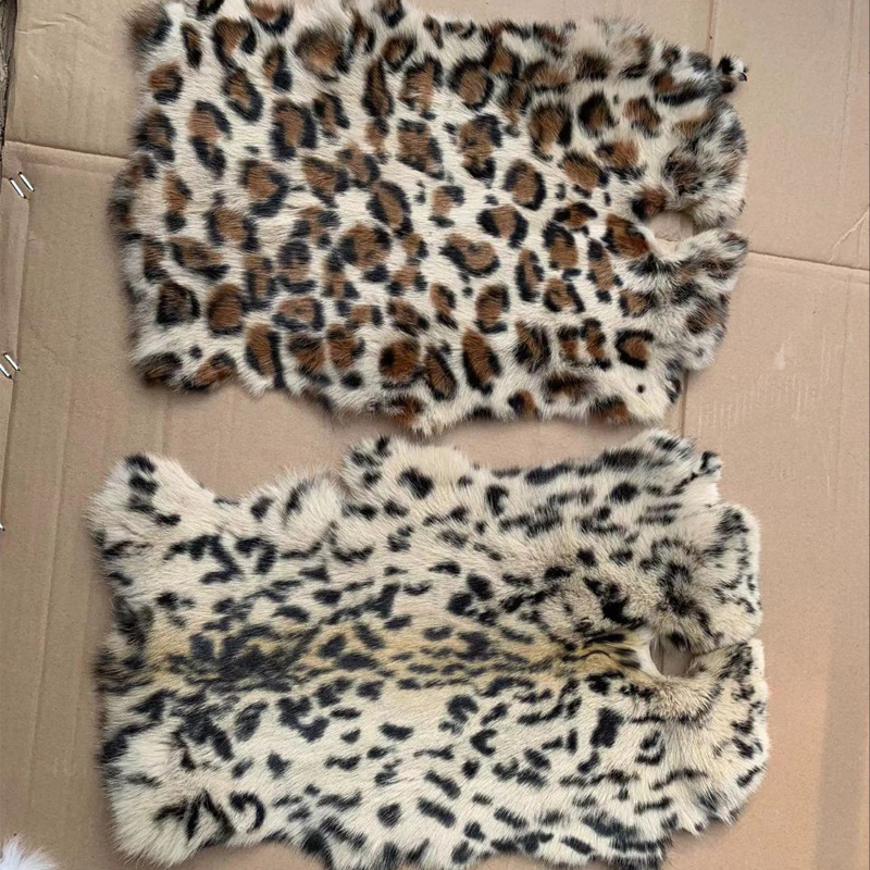 1pc Nature Real Rabbit Fur Leo - огляд і ціна Home Textiles Sale