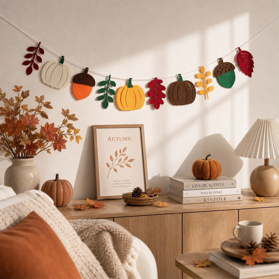 Autumn Pumpkin Leaves Flag Har - огляд і ціна Home Textiles Usa
