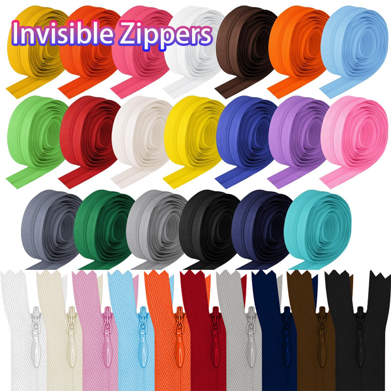 100pcs Invisible Zippers 28-60 - огляд і ціна Home Textiles Sale