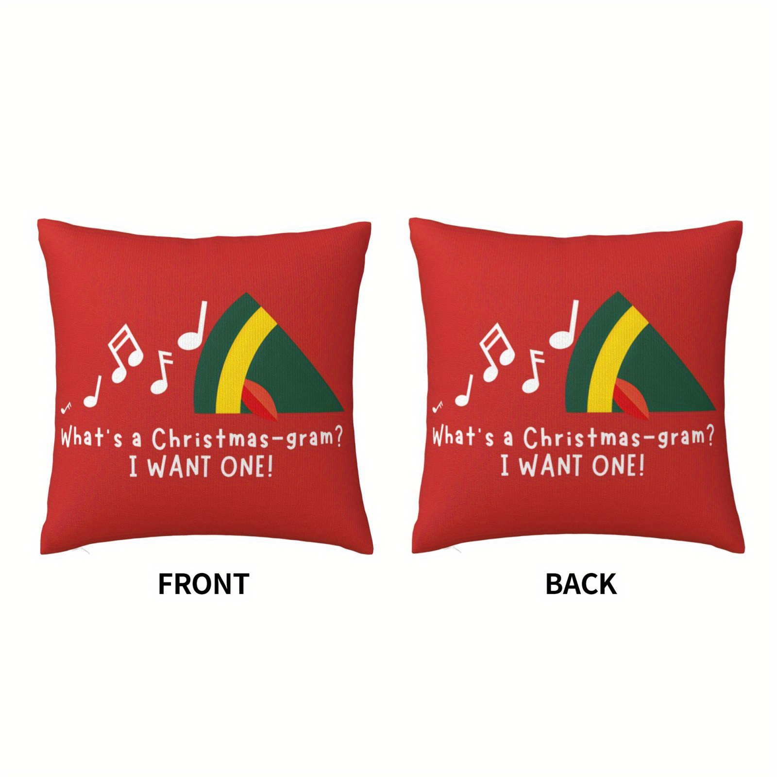 1pc Christmas Pillow Cover - B - огляд і ціна Pillow Insert 18X18