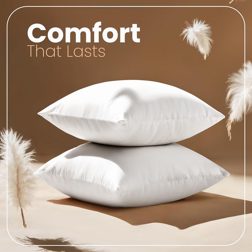 Pair of 18x18 White Pillow Ins - огляд і ціна Pillow Insert 18X18