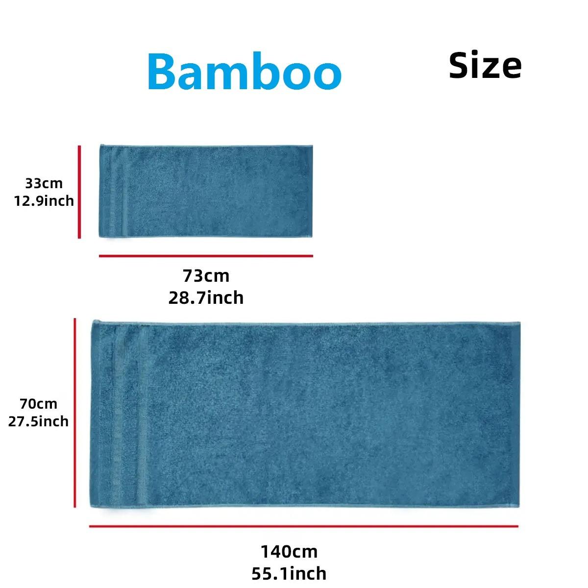 1 Pcs Luxury Bamboo Cotton Tow - огляд і ціна Home Textiles Face Towel