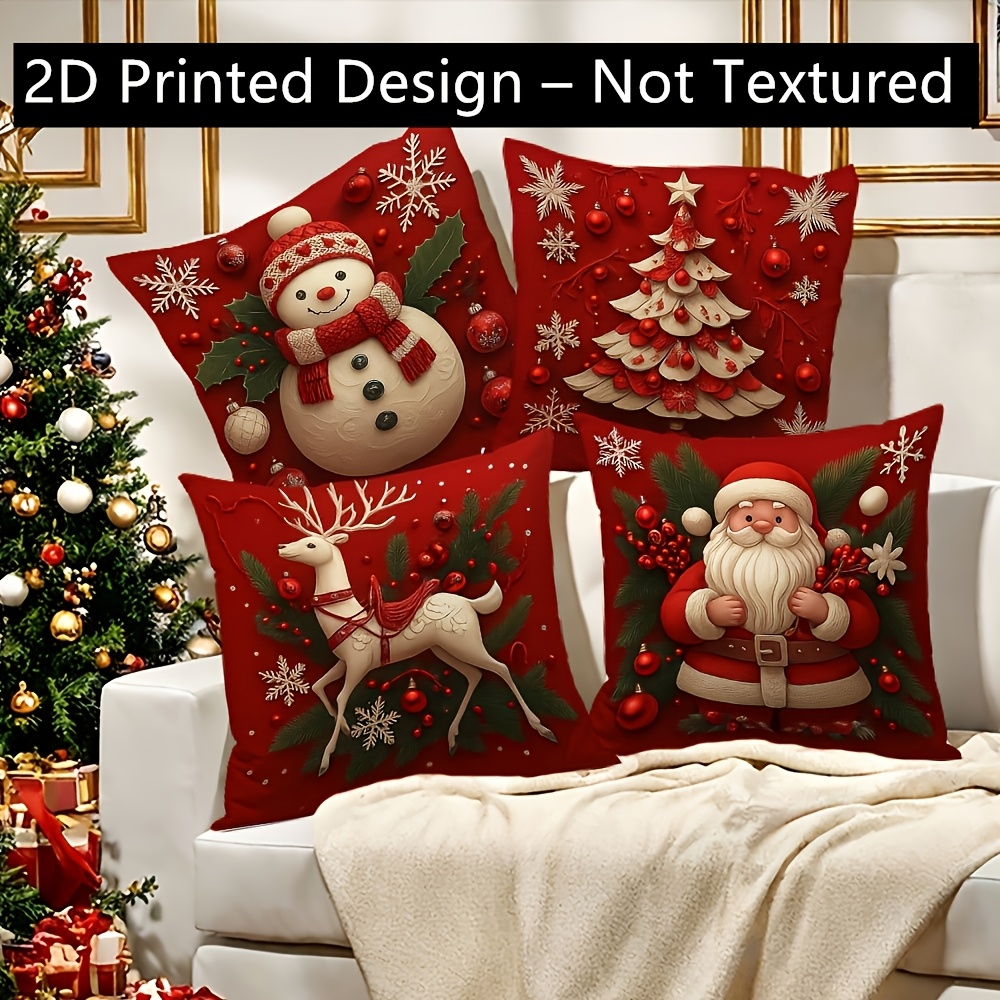 2PCS Christmas Pillow Covers 1 - огляд і ціна Pillow Insert 18X18