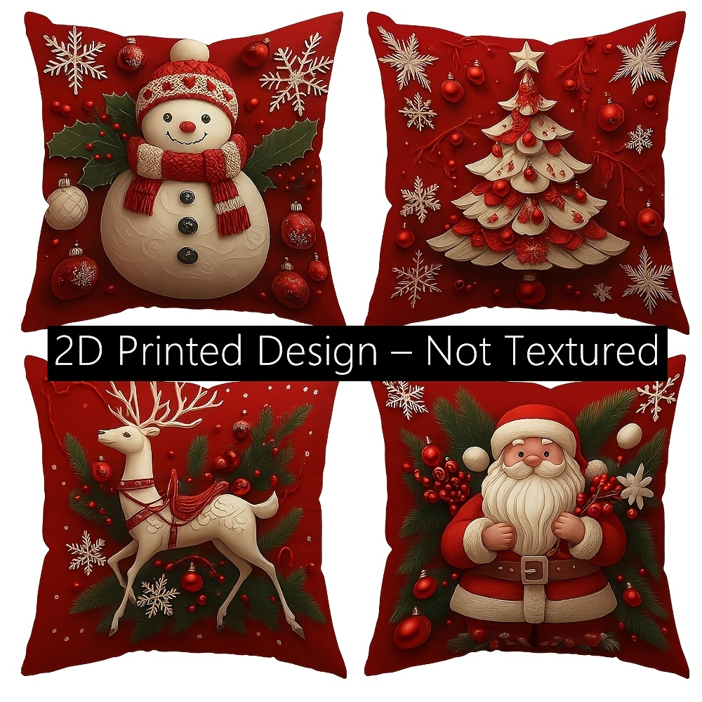 2PCS Christmas Pillow Covers 1 - огляд і ціна Pillow Insert 18X18