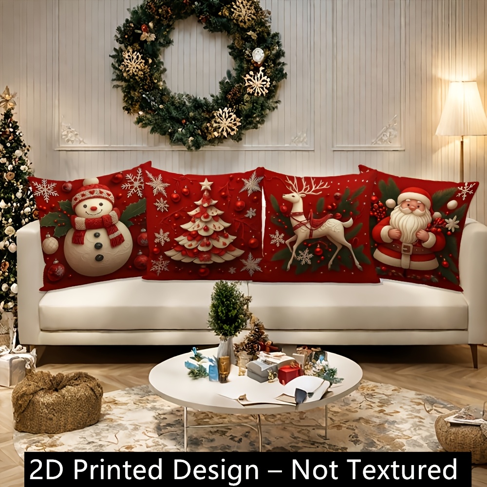 2PCS Christmas Pillow Covers 1 - огляд і ціна Pillow Insert 18X18